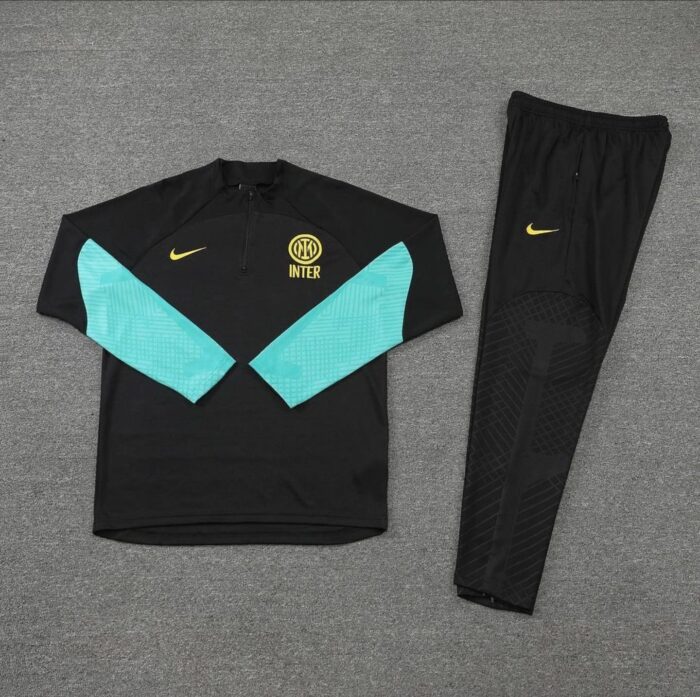 Conjunto da Inter de Milão Preto e Verde