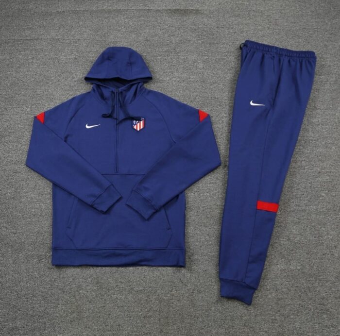 Conjunto do Atletico de Madrid com Capuz