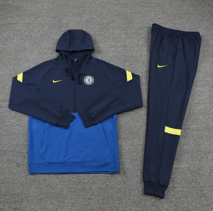 Conjunto do Chelsea Com Capuz